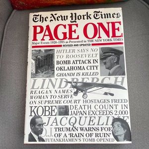 The New York Times Page One 1920-1995